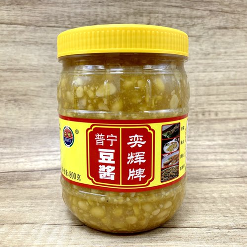 潮汕特产正宗揭阳普宁豆酱砂锅粥黄豆酱豆瓣酱800g普宁豆酱 - 封面