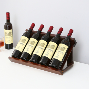 实木折叠红酒架家用酒架摆件红酒柜葡萄酒架客厅酒柜红酒收纳架子