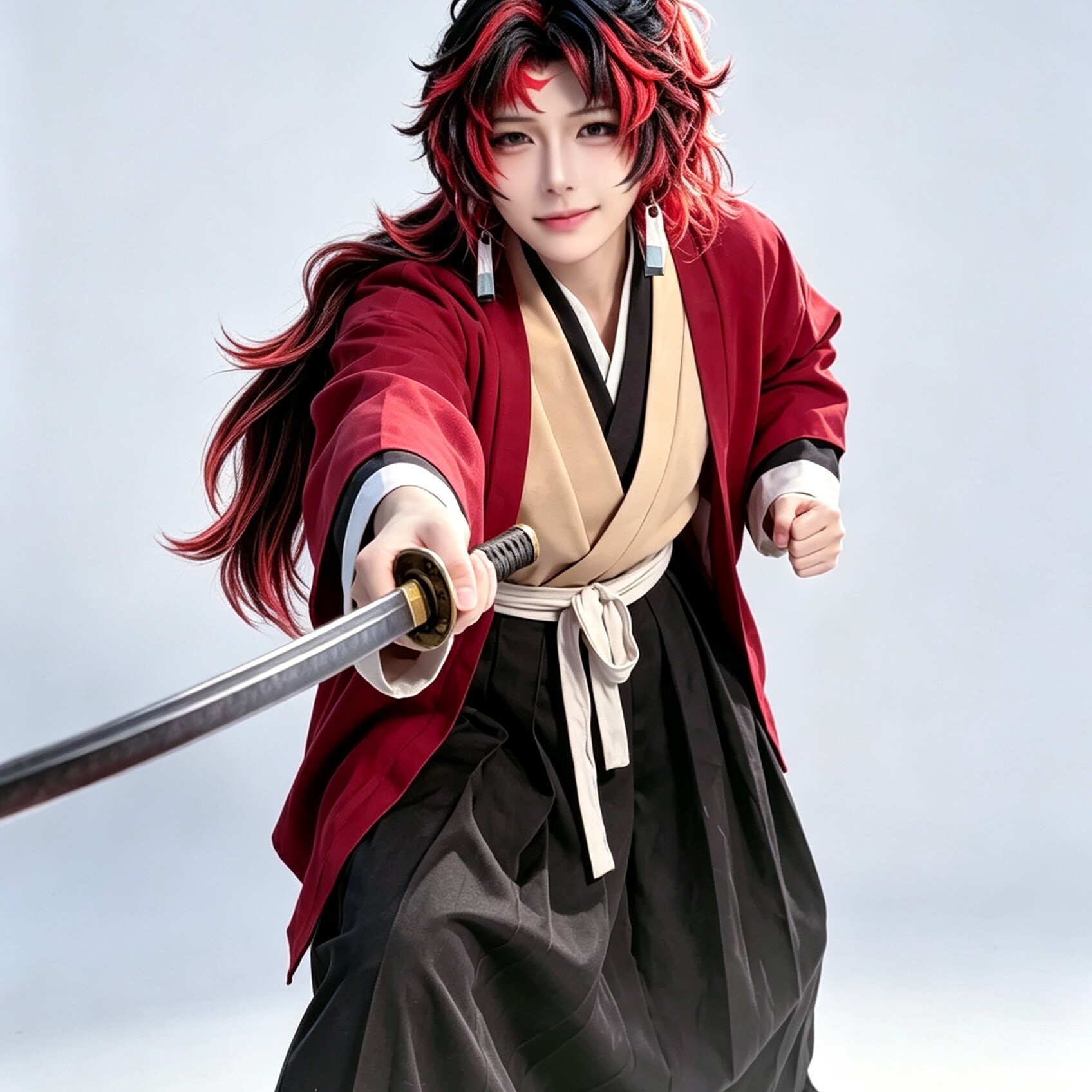 继国缘一cos服日之呼吸剑士全套图片