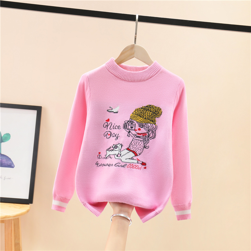 春秋款纯棉韩版加绒加厚打底衫