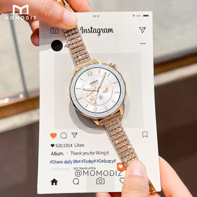 2025春夏季新款满天星满钻镶嵌表链适用于OPPO WatchX2Mini孙颖莎同款智能手表轻奢高定款小香风碎钻表带