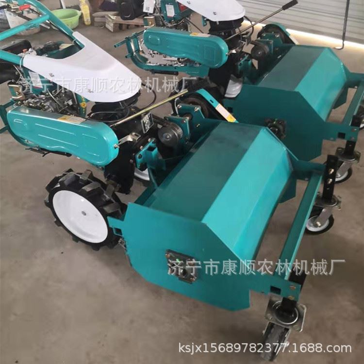 山地丘陵除草碎草机 薯类秧苗处理杀秧机 手扶前置碎草还田机视频