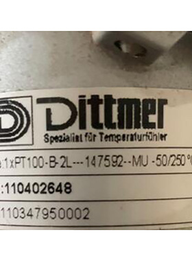 Dittmer传感器2XPT100 3LNV0-150C
