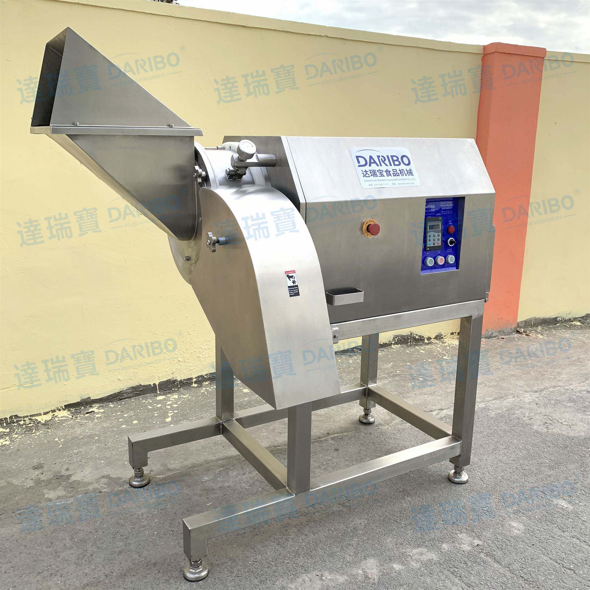 l烧烤肉烤串加工厂切肉丁机 切颗粒肉粒机 切瘦肉丁肥膘丁设备