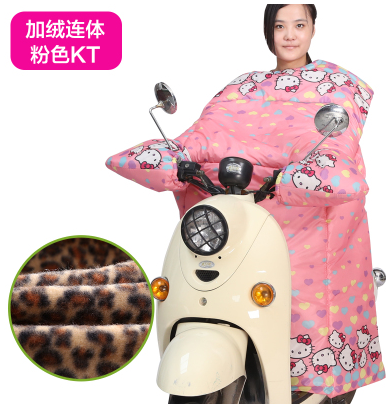 踏板电动车挡风被冬季加绒厚防风水加大寒保暖冬款微瑕疵清仓连体