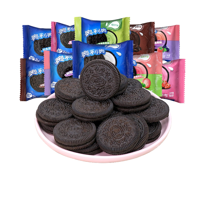奥利奥巧克力夹心饼干经典原味儿童解馋休闲小零食散装独立小包装