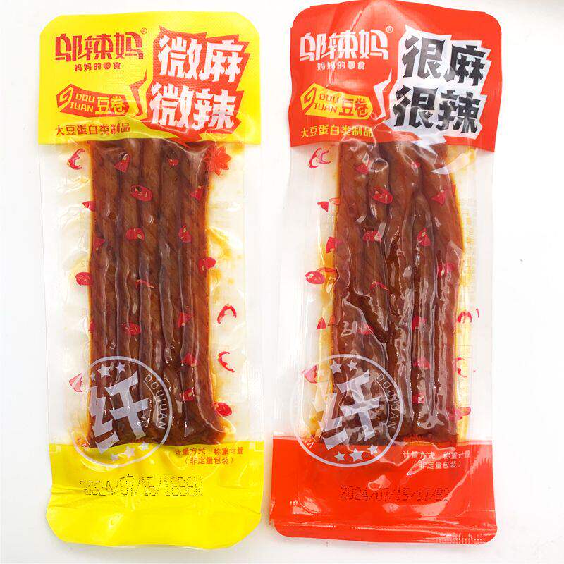 邬辣妈豆卷豆皮麻辣条小包装豆筋零食品大礼包办公室小吃休闲湖南
