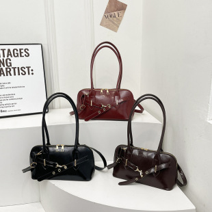 今年流行小包包女春夏百搭2025新款 复古斜挎包质感手提剑桥小方包