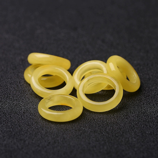 蜜蜡单珠跑环配饰星月菩提猴头文玩手串配珠件跑圈卡扣圈手捻手持