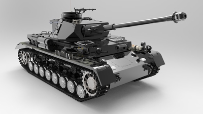 德军四号坦克 panzerkampfwagen IV图纸 Inventor设计 附STP格式