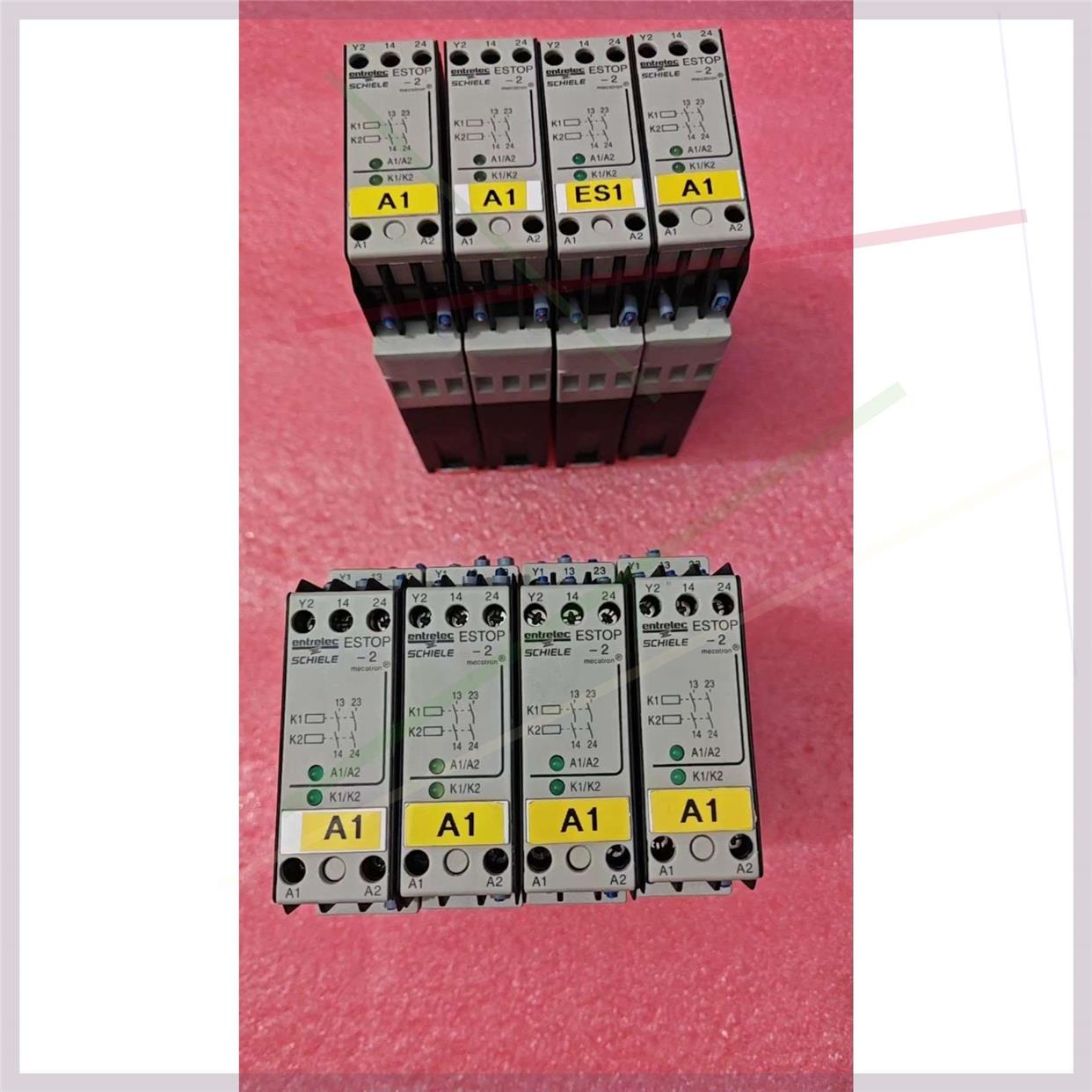议价直拍不发：原装拆机SCHIELE安全继电器型号ESTOP-2 2.45