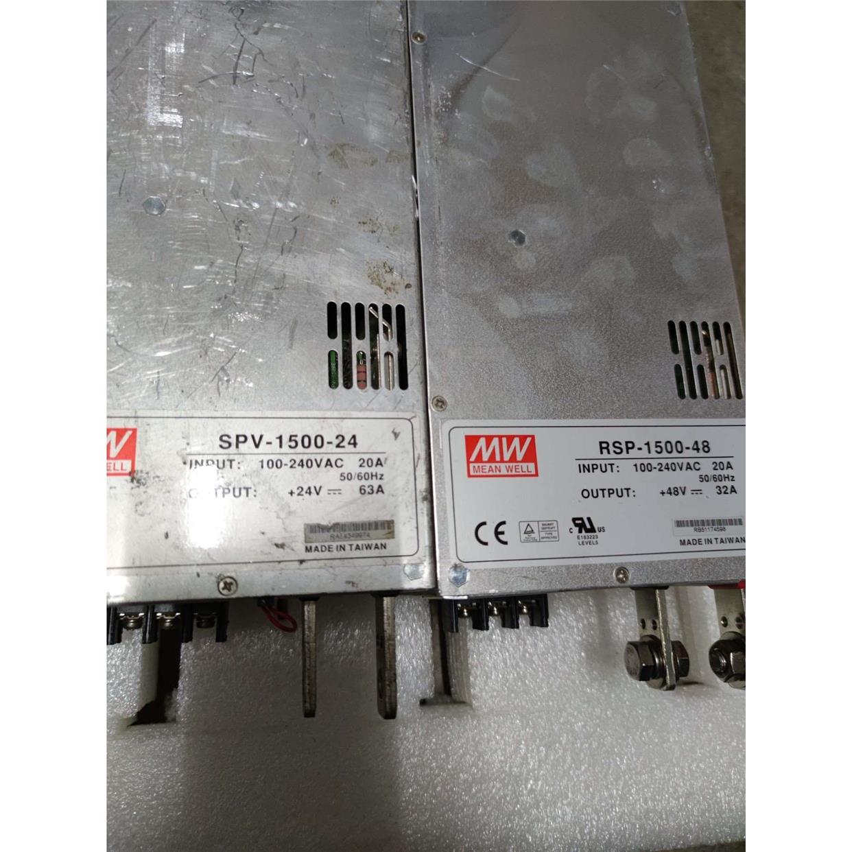 议价直拍不发:台湾明纬开关电源RSP-1500-48,SPV-1500-2