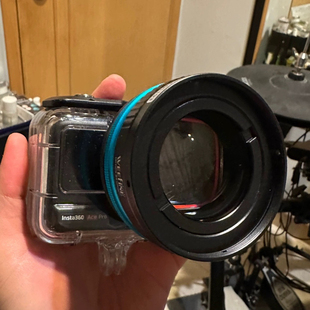 Action5潜水红滤镜GoPro广角镜配件 pro微距接环dJI insta360 Ace