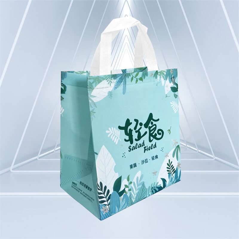 加厚一次性无纺布打包袋外卖包装礼品袋防水环保纸碗汤桶袋可定制