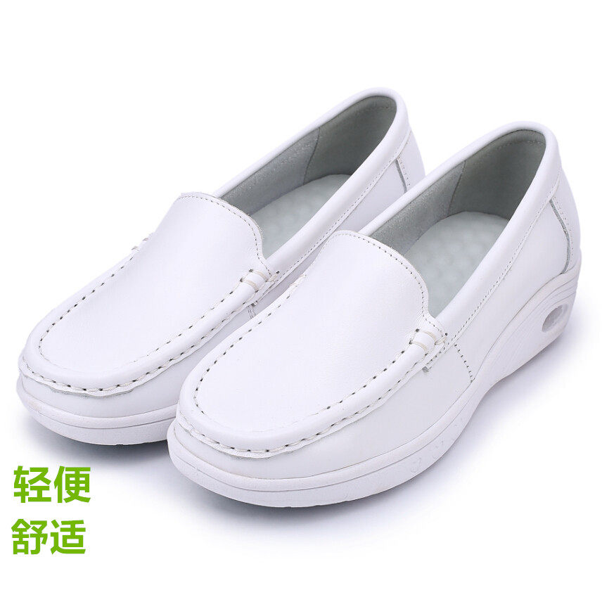 白色护士鞋休闲妈妈鞋小白鞋单鞋
