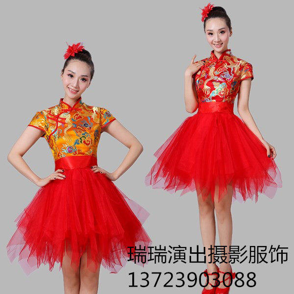 腰鼓服打鼓服广场舞套装