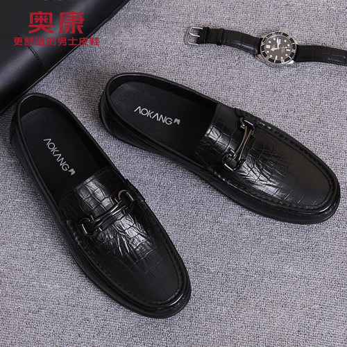 春秋男鞋奥康商务休闲