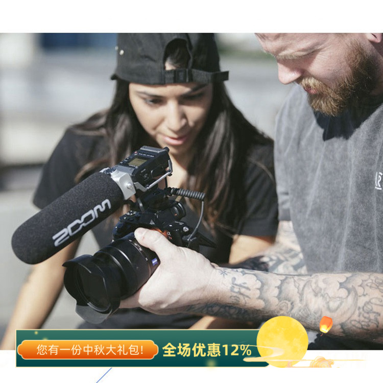 ZOOM F1-SP领夹麦克风采访胸麦单反无线直播主播婚庆采访电容话筒