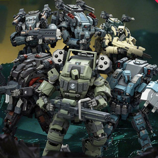 JOYTOY暗源天启铁幕强击暴风无畏幻影红魔1/25国创机甲手办模型