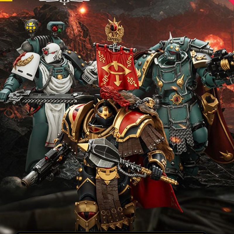 JOYTOY暗源战锤荷鲁斯之子执政官药剂师勇士1:18可动兵人模玩手办