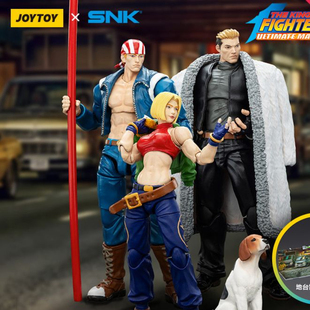 JOYTOY暗源SNK拳皇'98UM'97特别队山崎龙布鲁玛丽二可动兵人模型