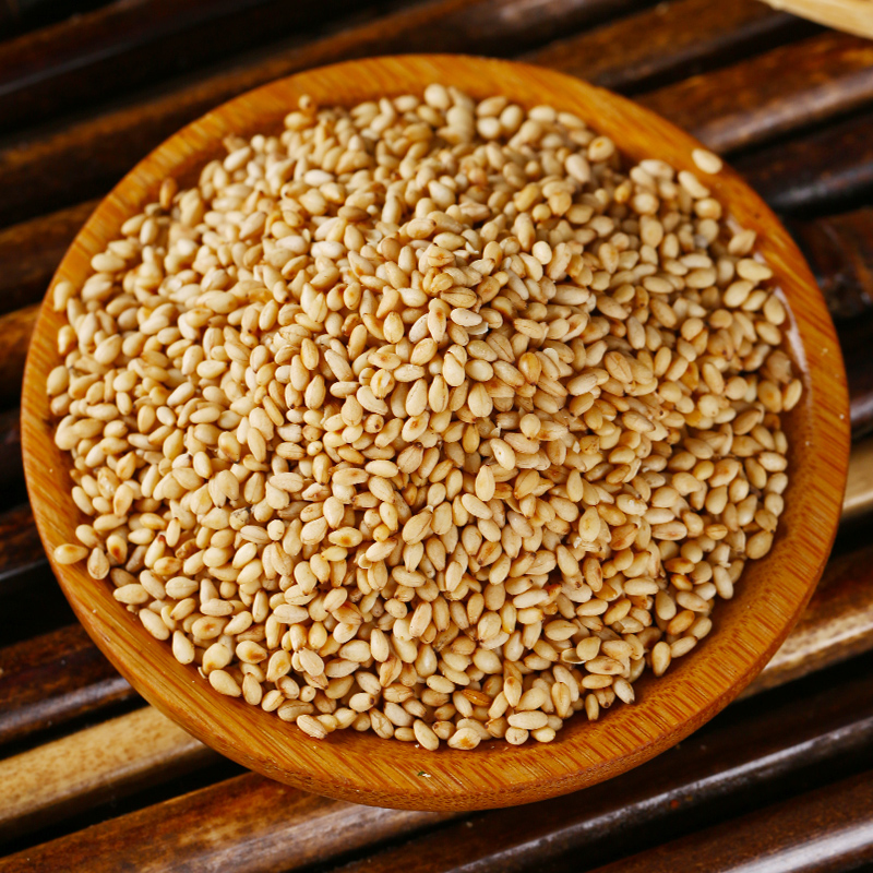 熟芝麻东北特产白芝麻调料烧烤撒料蘸料糕点家用即食商用1斤包邮