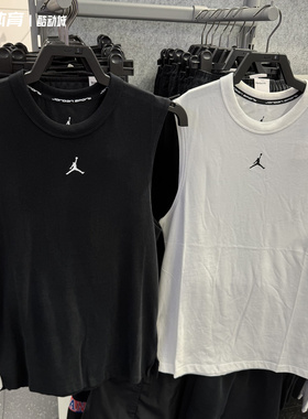 JORDAN耐克Nike男子DRI-FIT速干无袖运动跑步篮球背心 FN5857-010