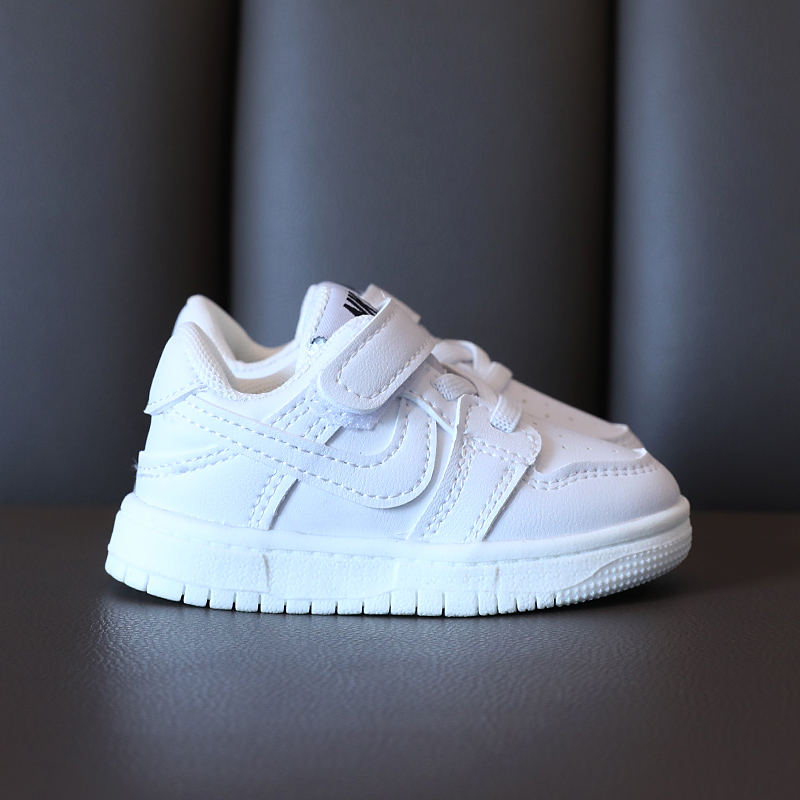 2022春季宝宝板鞋1-5岁0软底防滑男童运动鞋经典女童学步鞋小白鞋