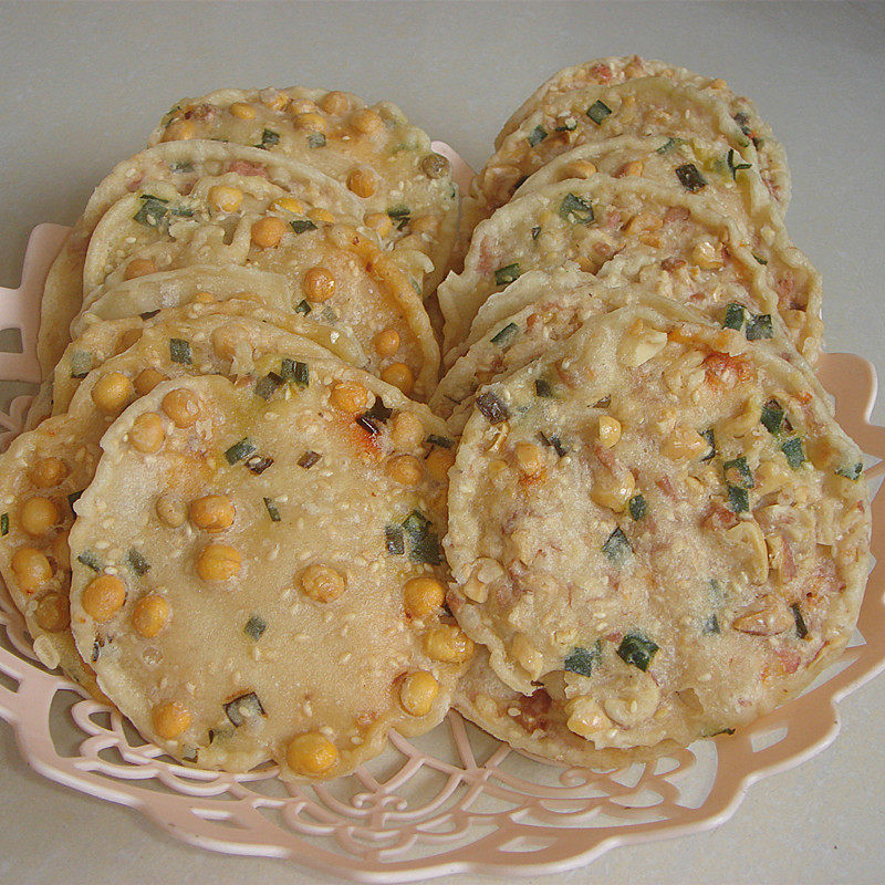 江西特产赣南月亮巴花生巴豆巴500g 菜巴薯片小吃锅巴零食2袋包邮