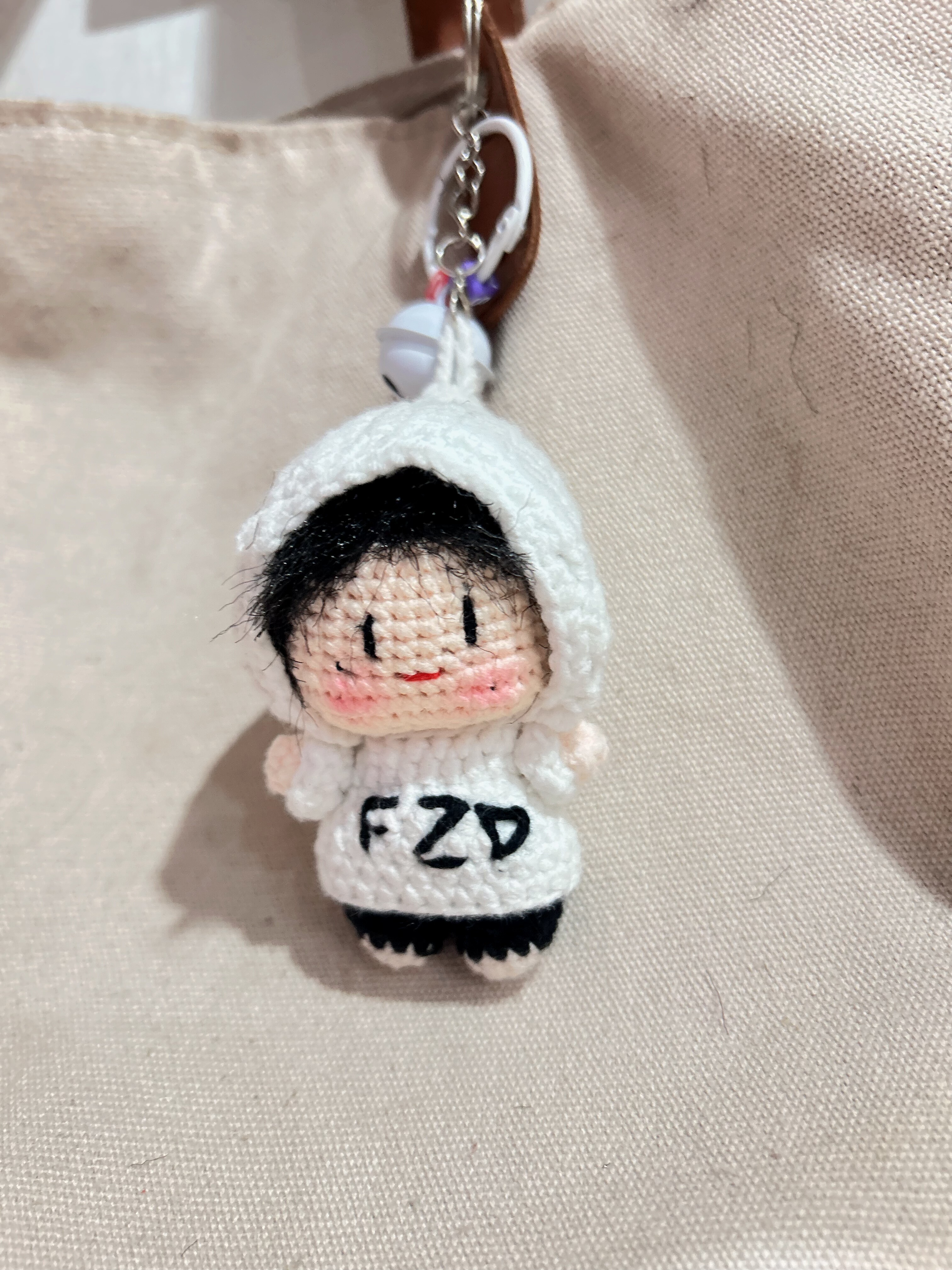 樊振东白帽玩偶高质纯手工钩针编织挂件精品(成品发货)
