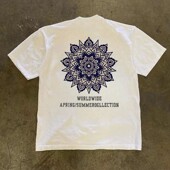 街头重磅纯棉短袖 海外订单尾货 撤回外贸美式 T恤男女百搭上衣ins