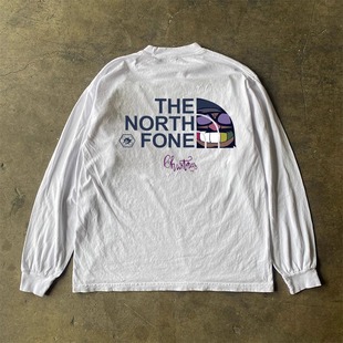 T恤男宽松百搭打底衫 海外订单尾货 撤回外贸高街潮牌重磅纯棉长袖