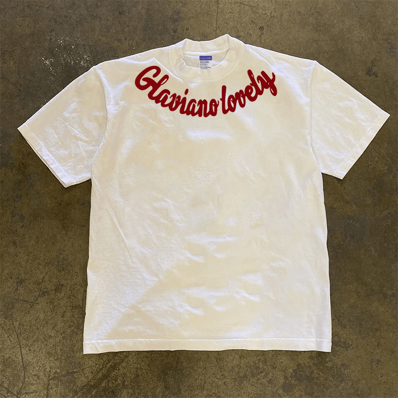 海外订单尾货~撤回外贸潮牌个性重磅纯棉短袖T恤男女同款百搭上衣