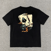 t恤男女宽松休闲上衣 印花纯棉短袖 海外订单尾货 撤回外贸潮牌个性