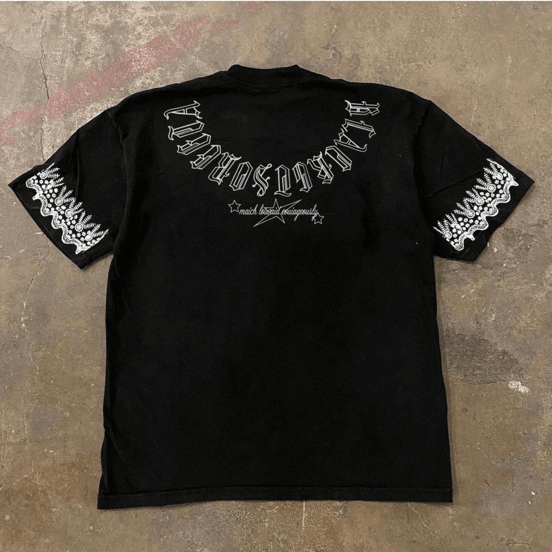 OVERSEAS ORDER TAIL GOODS CUT LABEL WITHDRAWAL OF FOREIGN TRADE AMERICAN RETRO FASHION BRAND SHORT-SLEEVED T-SHIRTS MENS AND WOMENS HEAVYWEIGHT COTTON TOPS