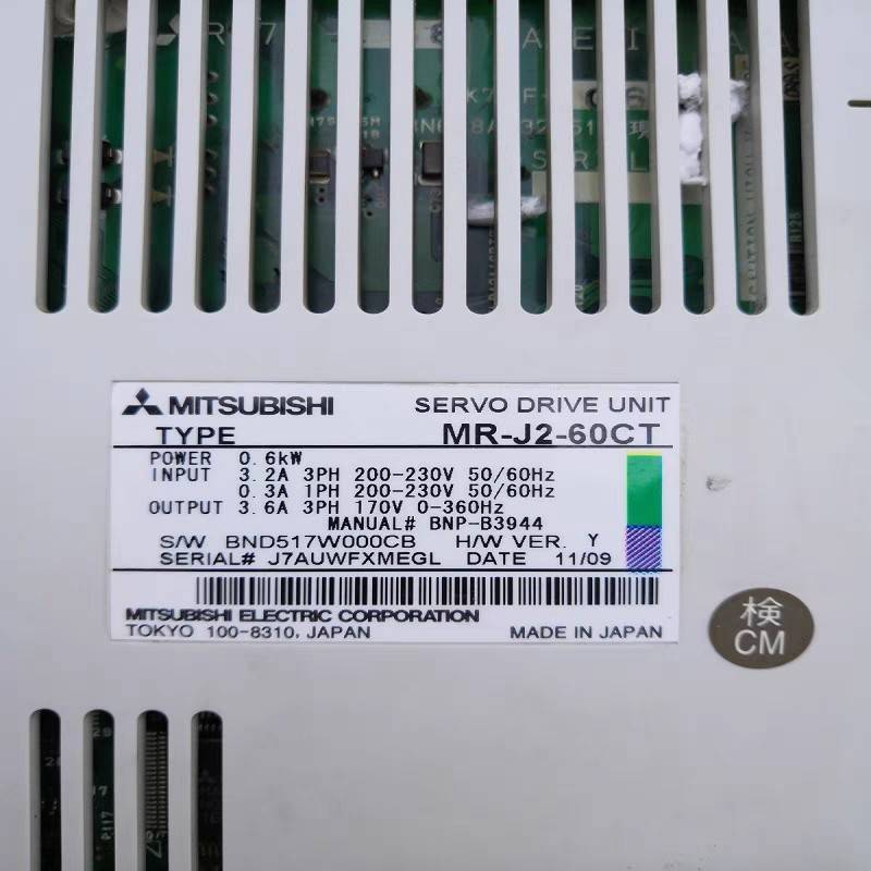 MR-J2-40CT/60CT/70CT/100CT/200CT三菱伺服驱动器现货库存询价