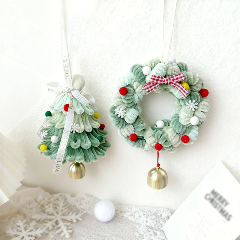 圣诞树扭扭棒DIY装饰挂件