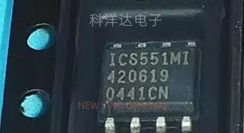 ICS551MI  ICS551MILFT  SOP8 输入/输出时钟频率高达160MHz 全新