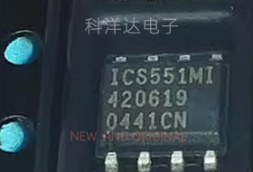 ICS551MI  ICS551MILFT  SOP8 输入/输出时钟频率高达160MHz 全新
