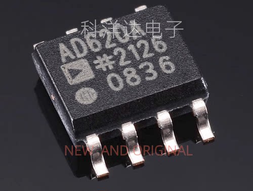 AD620ARZ-REEL7 AD620AR 丝印AD620A 低功耗仪表放大器芯片 SOP-8