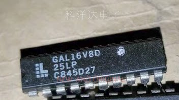 GAL16V8D-25LP 可编程通用逻辑器  DIP20 全新 BOM配单一站式采购