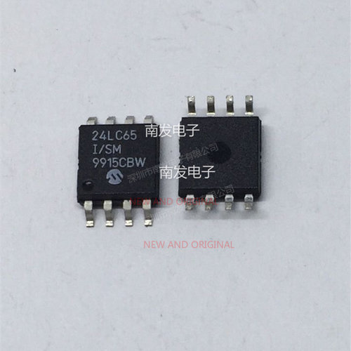 24LC65-I/SM 24LC65T-I/SM 24LC65I/SM SOP8 EEPROM 仪表存储内存