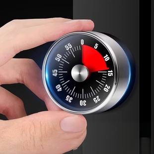 可视化计时器厨房机械定时学习儿童厨房提醒器磁吸式 烹饪秒表闹钟