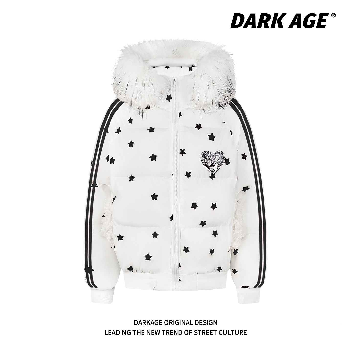DARKAGE原创冬季保暖夹棉棉服
