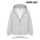 DARKAGE美式 印花开衫 连帽卫衣外套男女秋冬加绒情侣潮牌拉链上衣