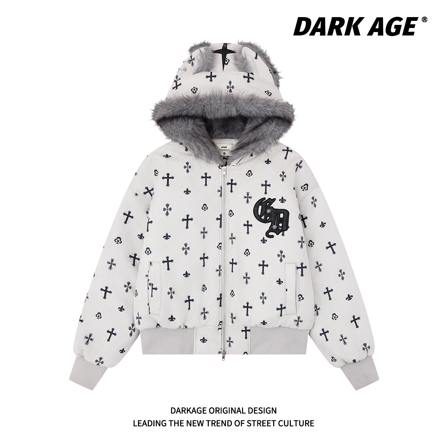 DARKAGE原创夹棉加厚棉衣外套