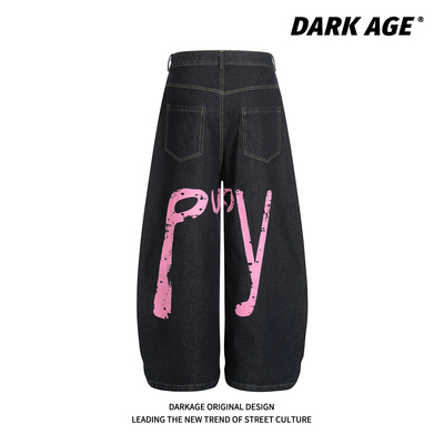 原创涂鸦牛仔裤博主推荐