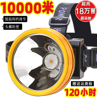 LED头灯强光充电超亮头戴式照明电筒户外防水夜钓鱼灯锂电池矿灯