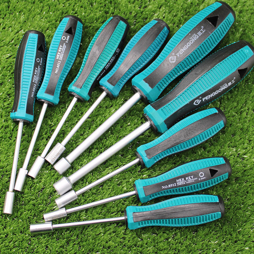 鹏工手动套筒螺丝刀外六角起子