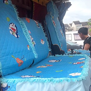 德龙K3000座套J6F J6LM3货车专用全包轻卡前排坐垫套四季通用卡通